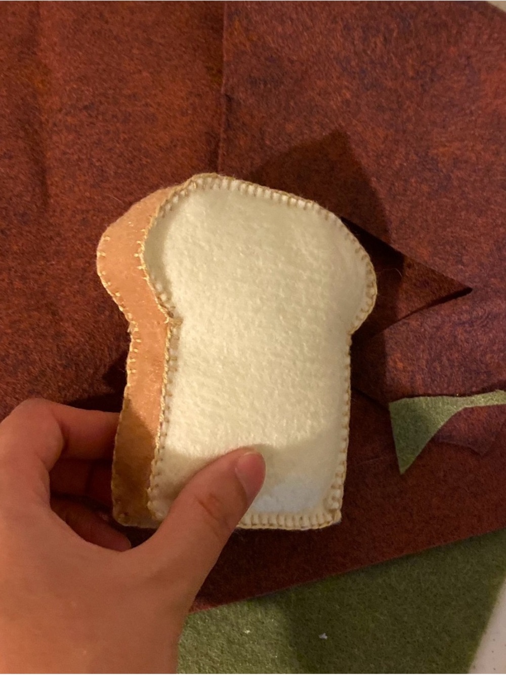 Felt Toy Slice of bread